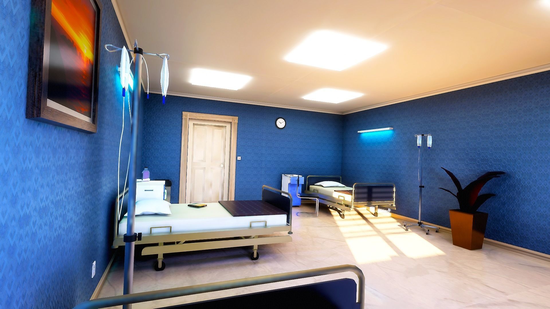 Modern Clinic Vol-1 Low-poly 3D model_15