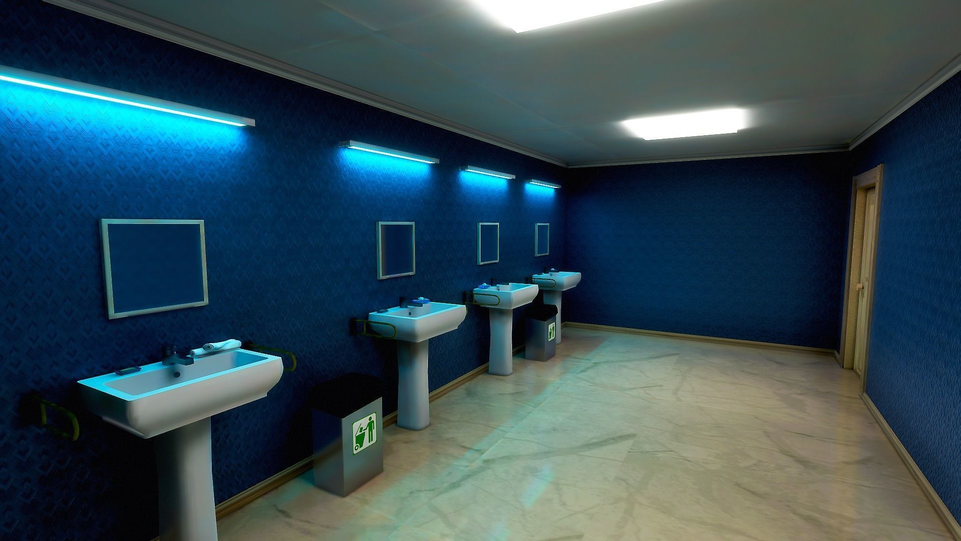 Modern Clinic Vol-1 Low-poly 3D model_9