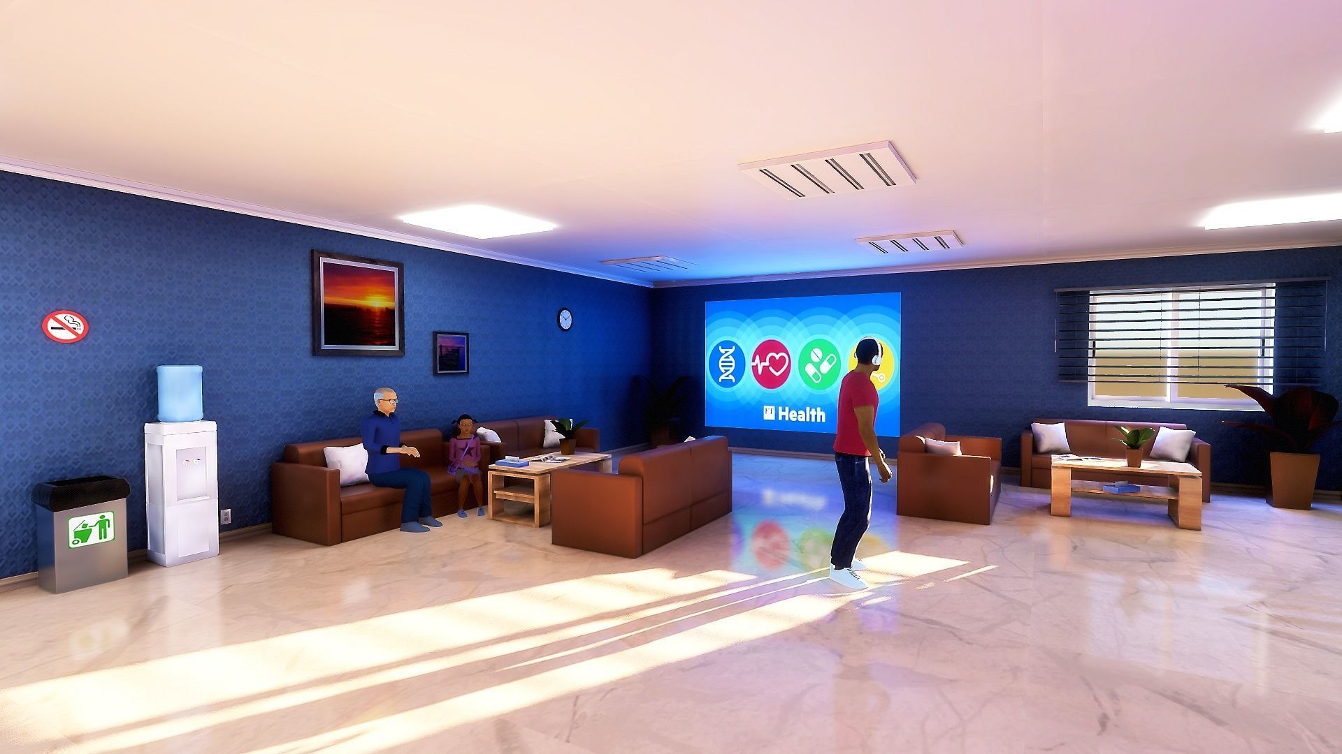 Modern Clinic Vol-1 Low-poly 3D model_21