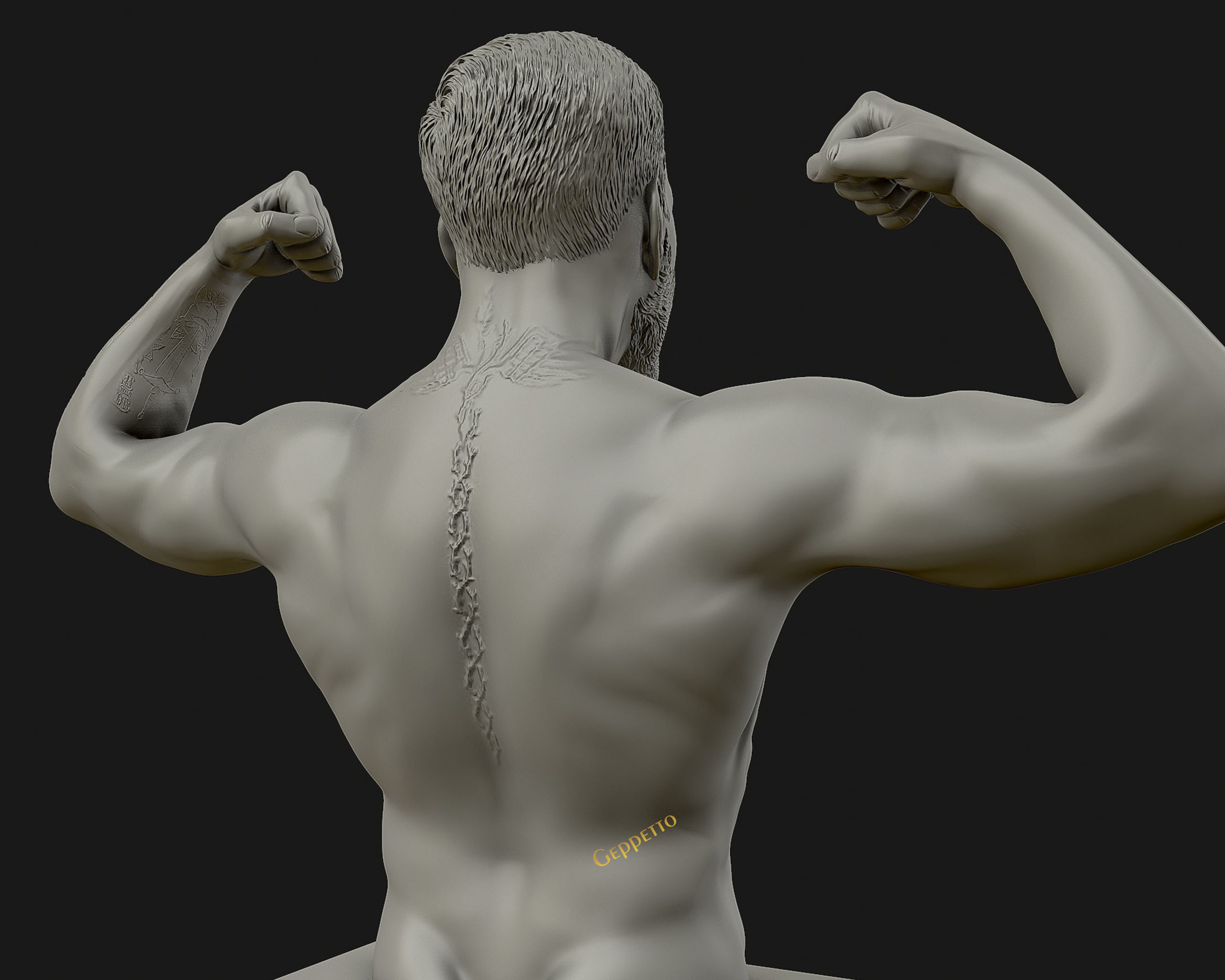 Conor McGregor 3D Sculpture the Notoriousmma 3D print model_8