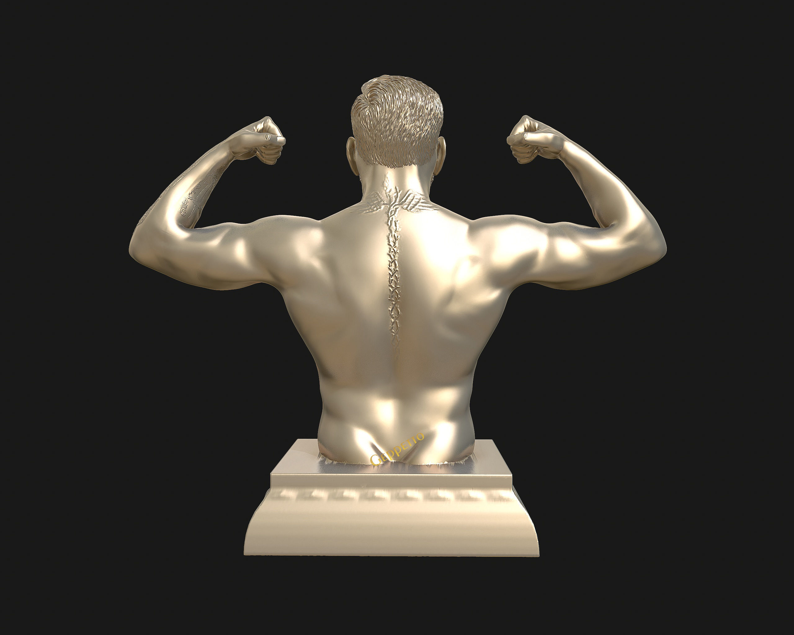 Conor McGregor 3D Sculpture the Notoriousmma 3D print model_29