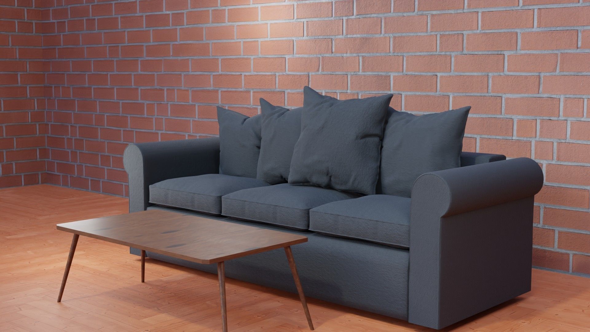 Ikea Sofa for Archviz Modelling 3D model_7