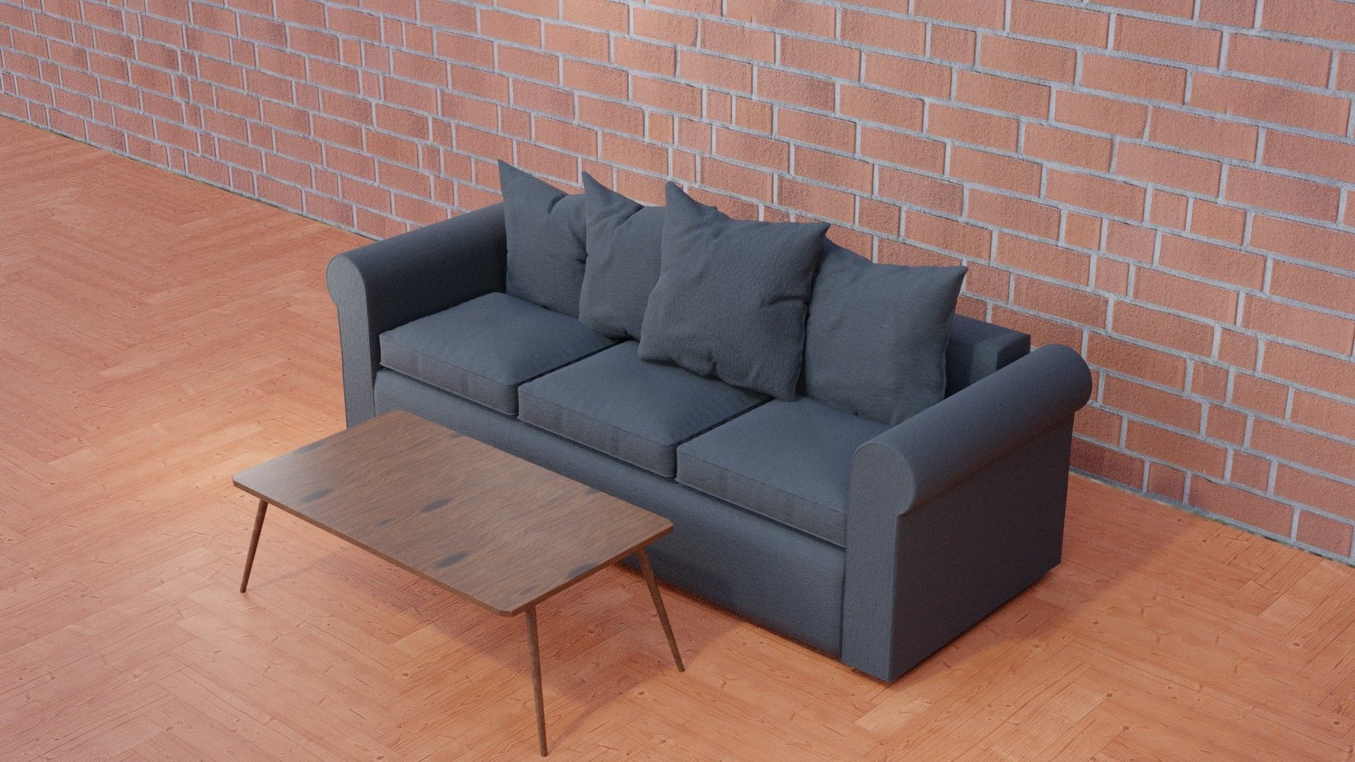 Ikea Sofa for Archviz Modelling 3D model_6