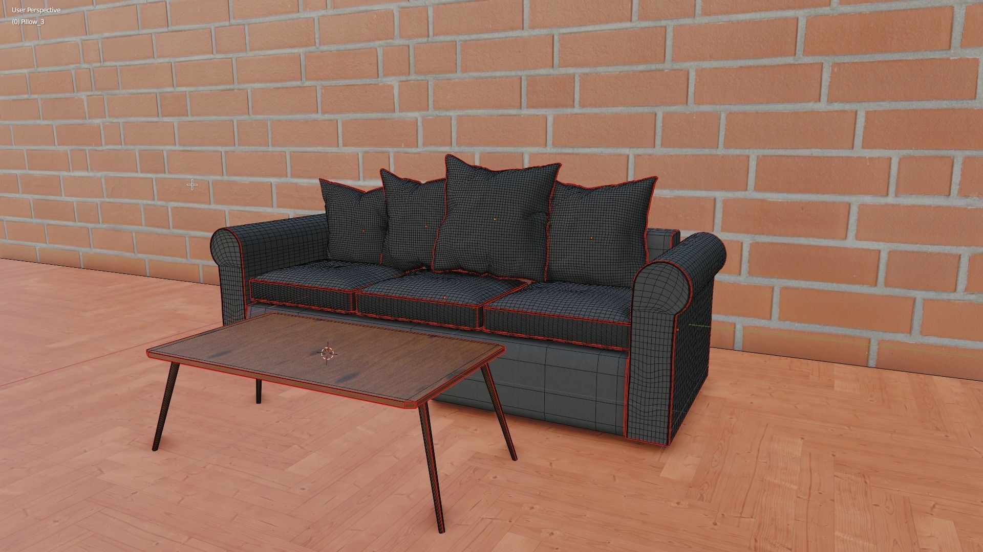 Ikea Sofa for Archviz Modelling 3D model_3