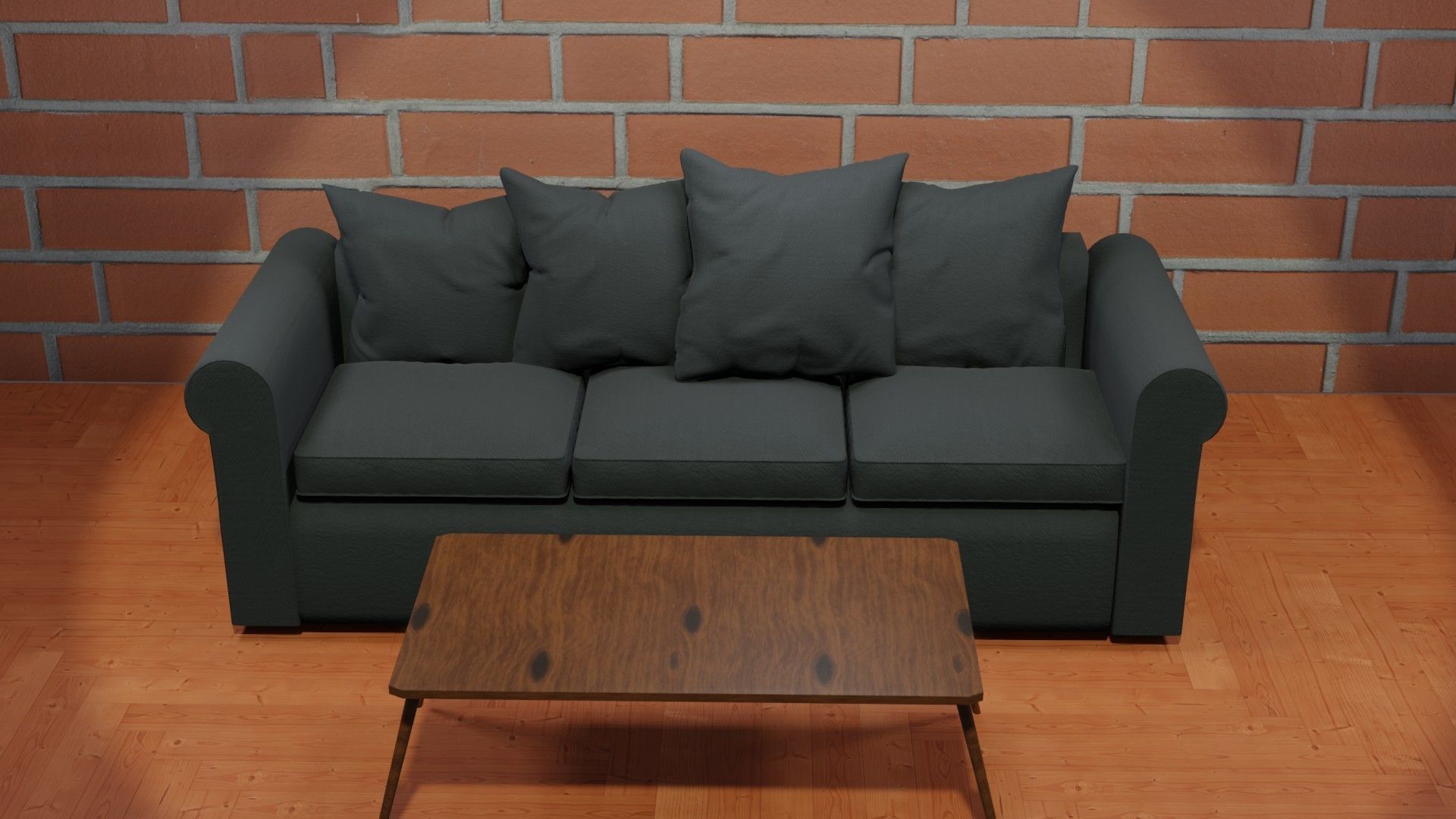 Ikea Sofa for Archviz Modelling 3D model_4