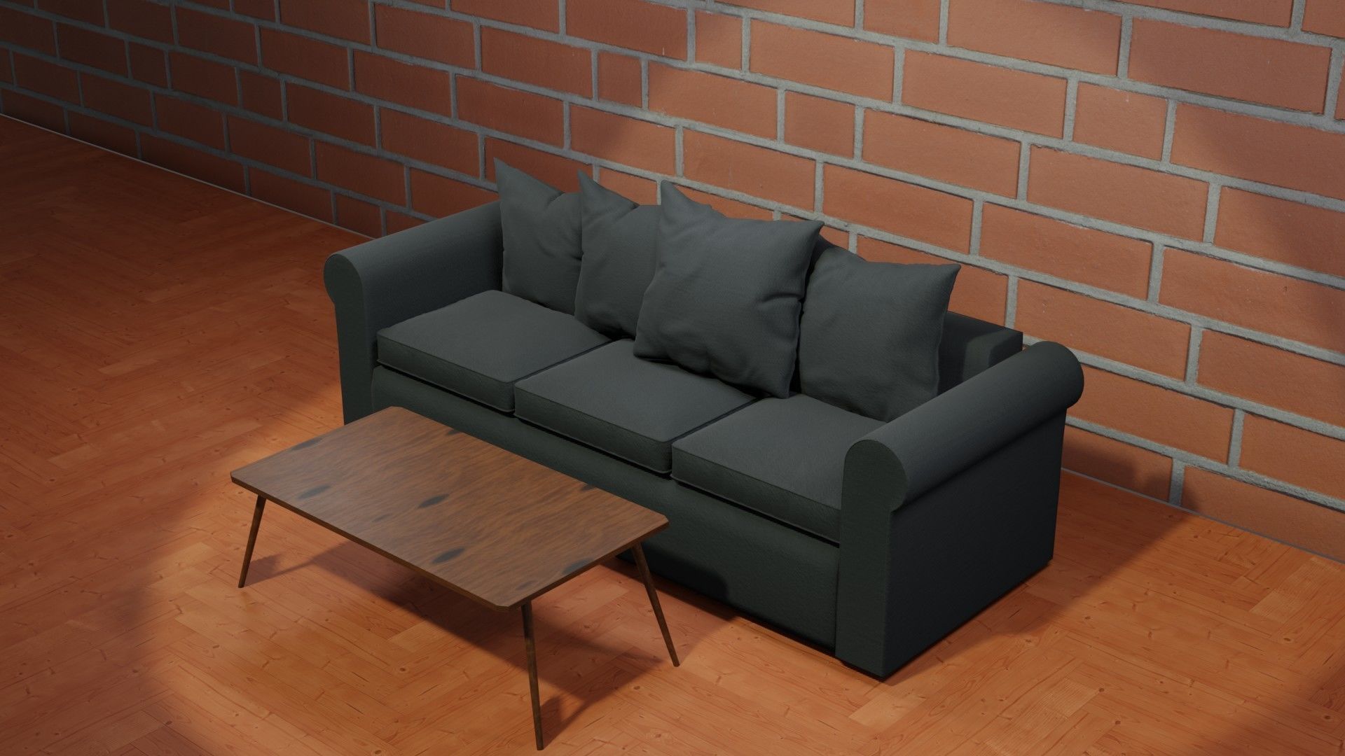 Ikea Sofa for Archviz Modelling 3D model_5