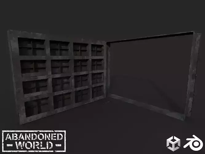 Hermetic Gate Low-poly 3D model