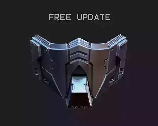 Mask Face Robot 3D print model