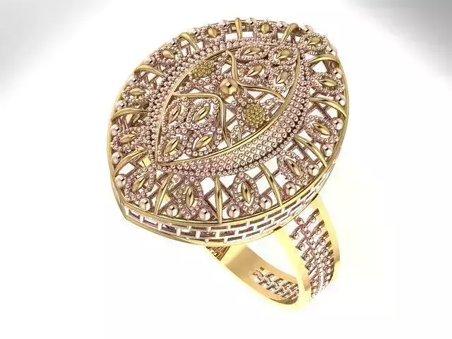 Ring With Full Worked 11