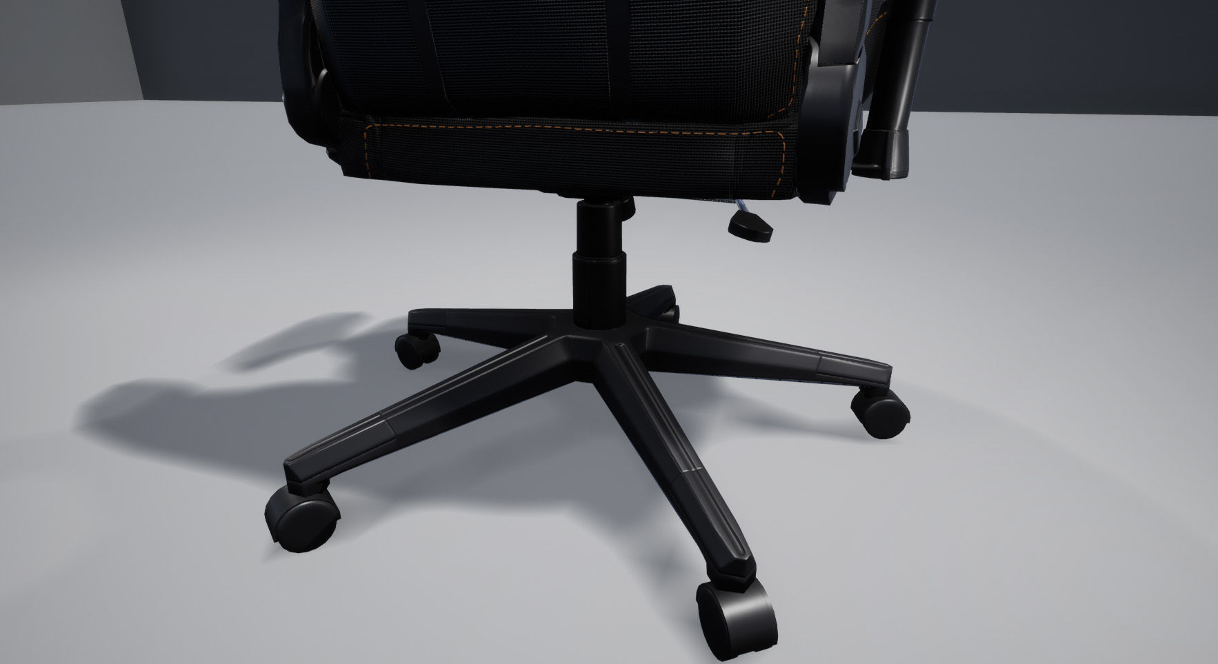 Gaming Chair Low-poly 3D model_17