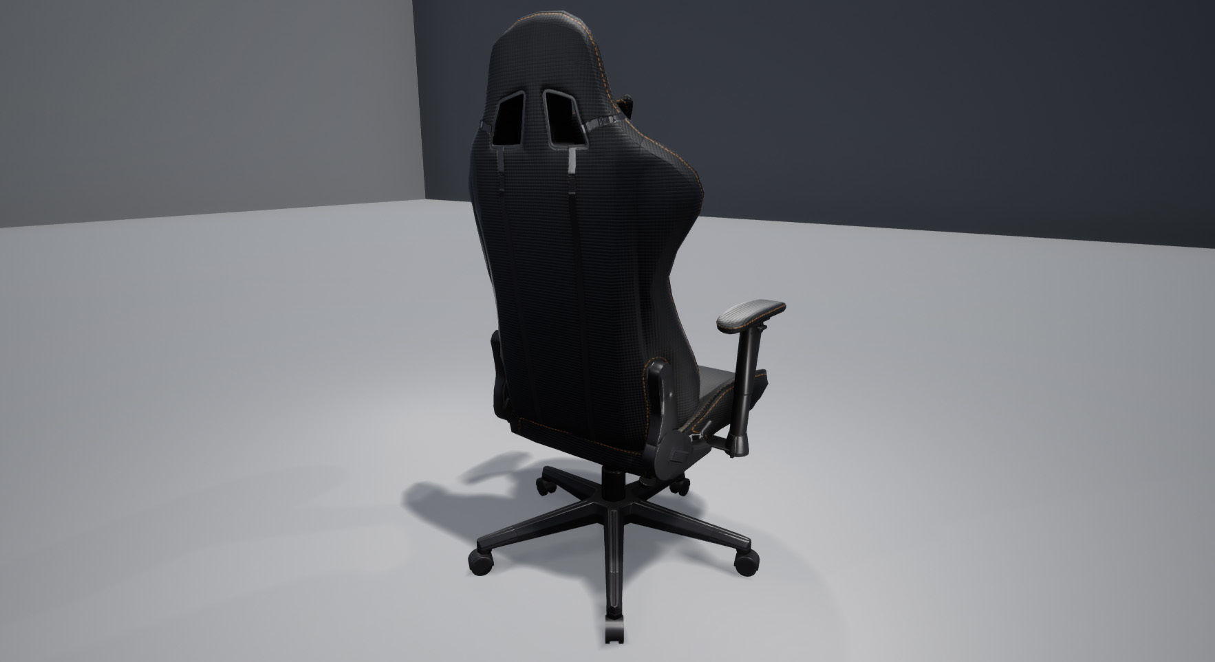 Gaming Chair Low-poly 3D model_15