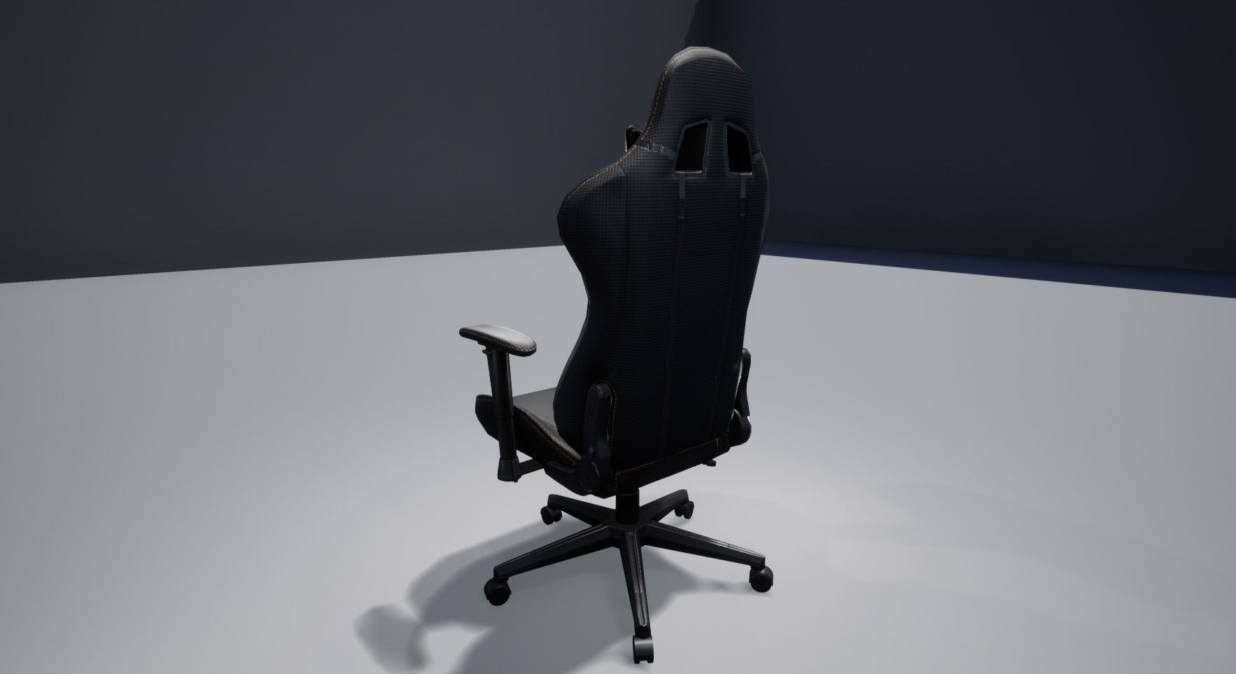 Gaming Chair Low-poly 3D model_16