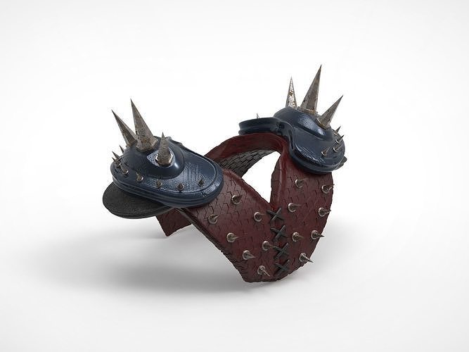 Mad Max Style Post Apocalyptic Football Pads 3D print model
