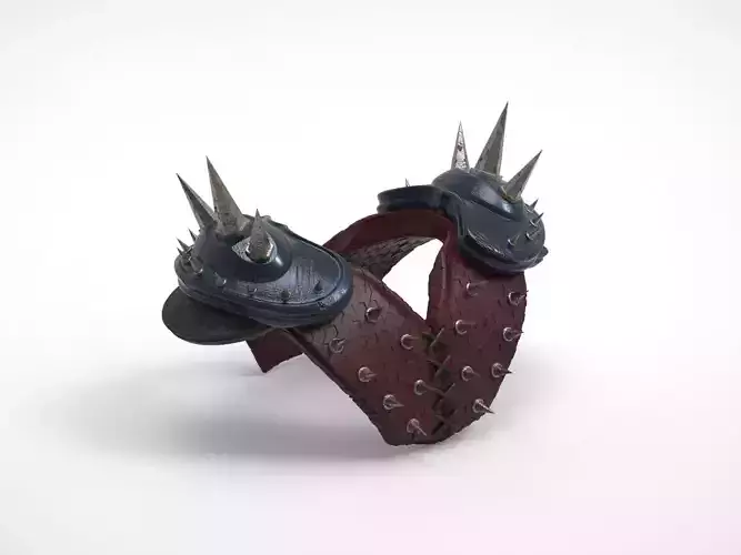 Mad Max Style Post Apocalyptic Football Pads 3D print model