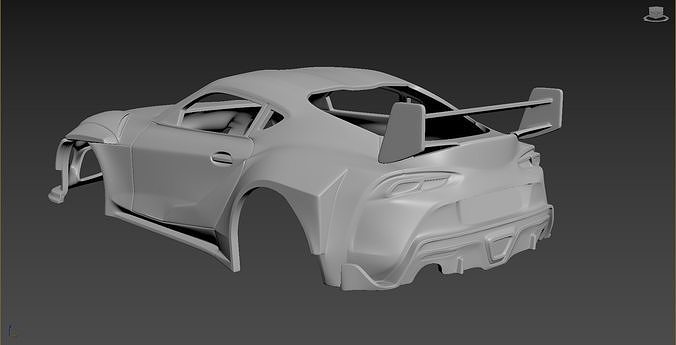 Toyota Supra 2020 Tuning  Body For Print 3D print model 3