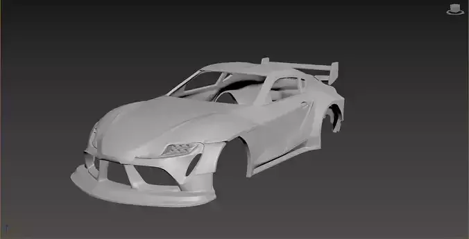 Toyota Supra 2020 Tuning  Body For Print 3D print model