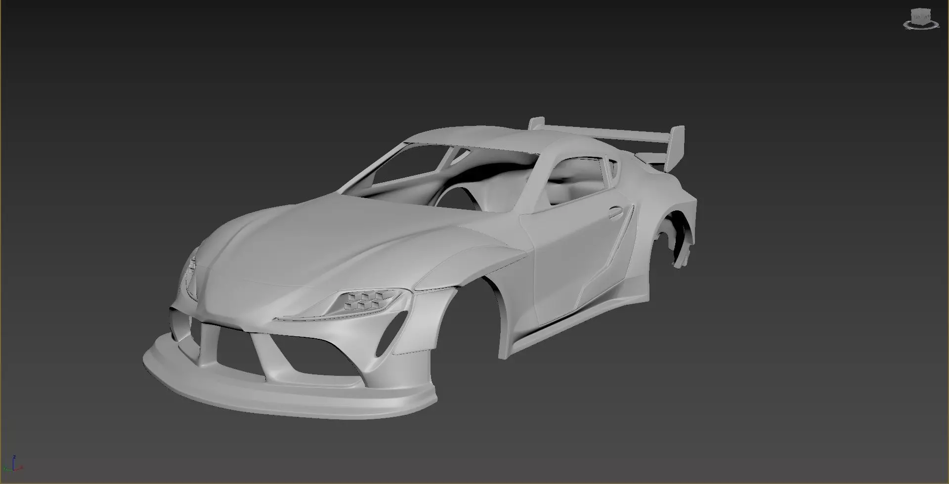 Toyota Supra 2020 Tuning Body For Print 3D print model