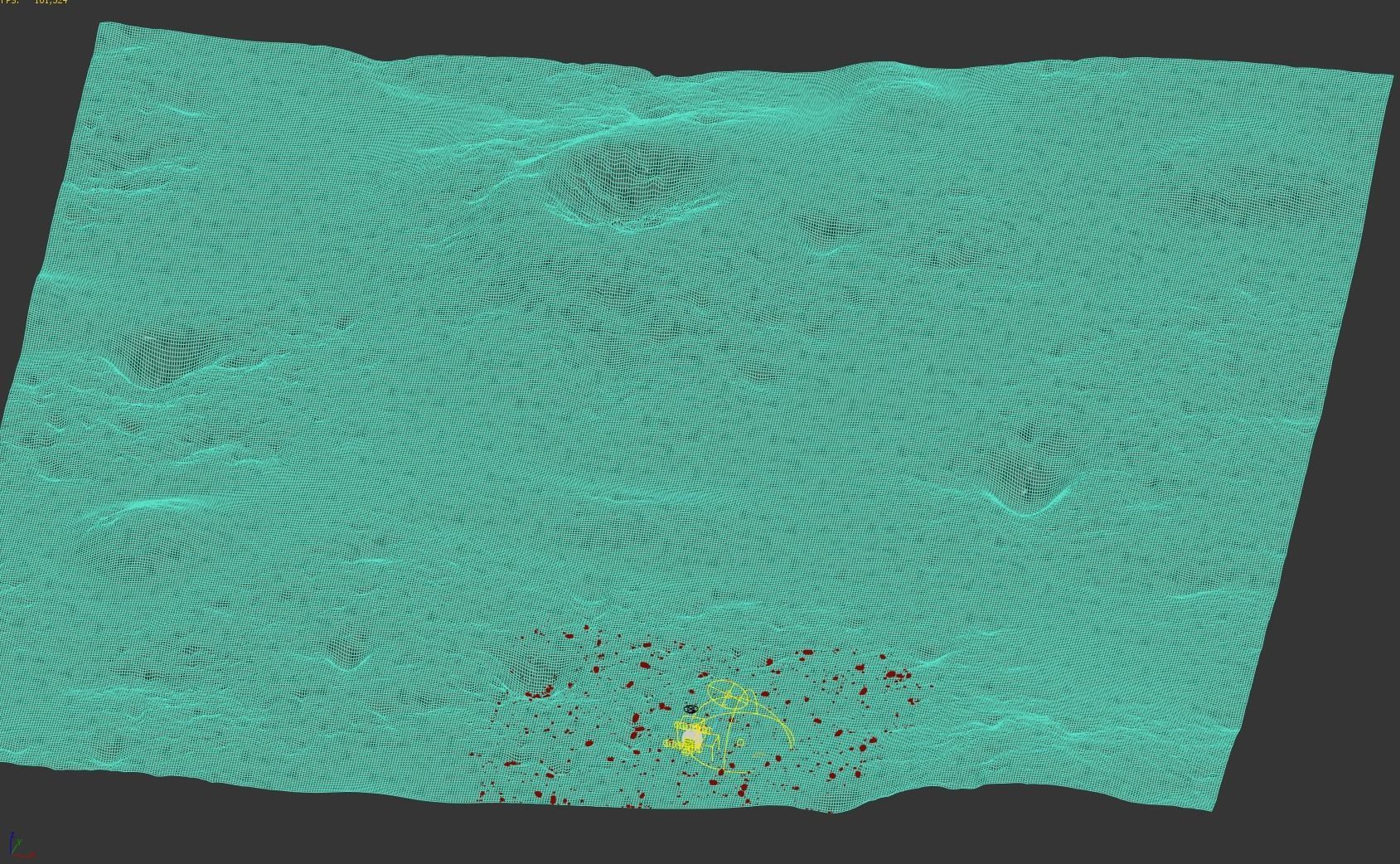 Module Landed on Moon surface   3D model_6