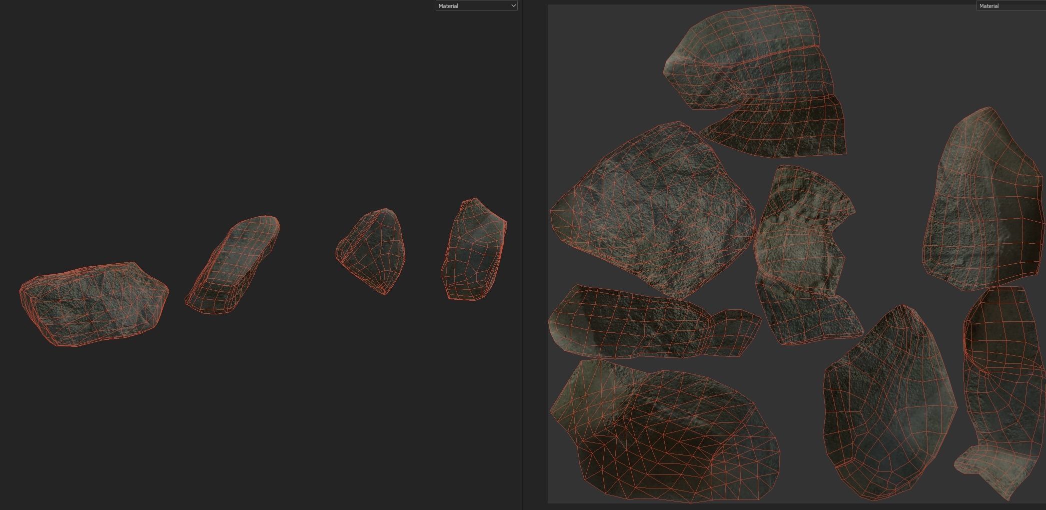 Module Landed on Moon surface   3D model_14