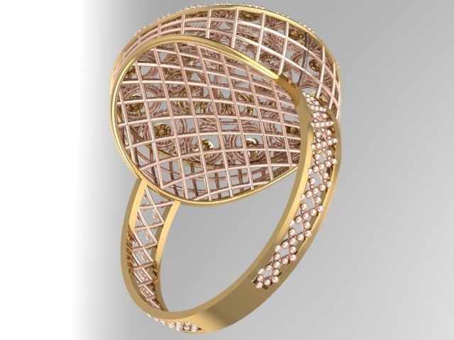 Ring With Full Worked 16 3D print model_4