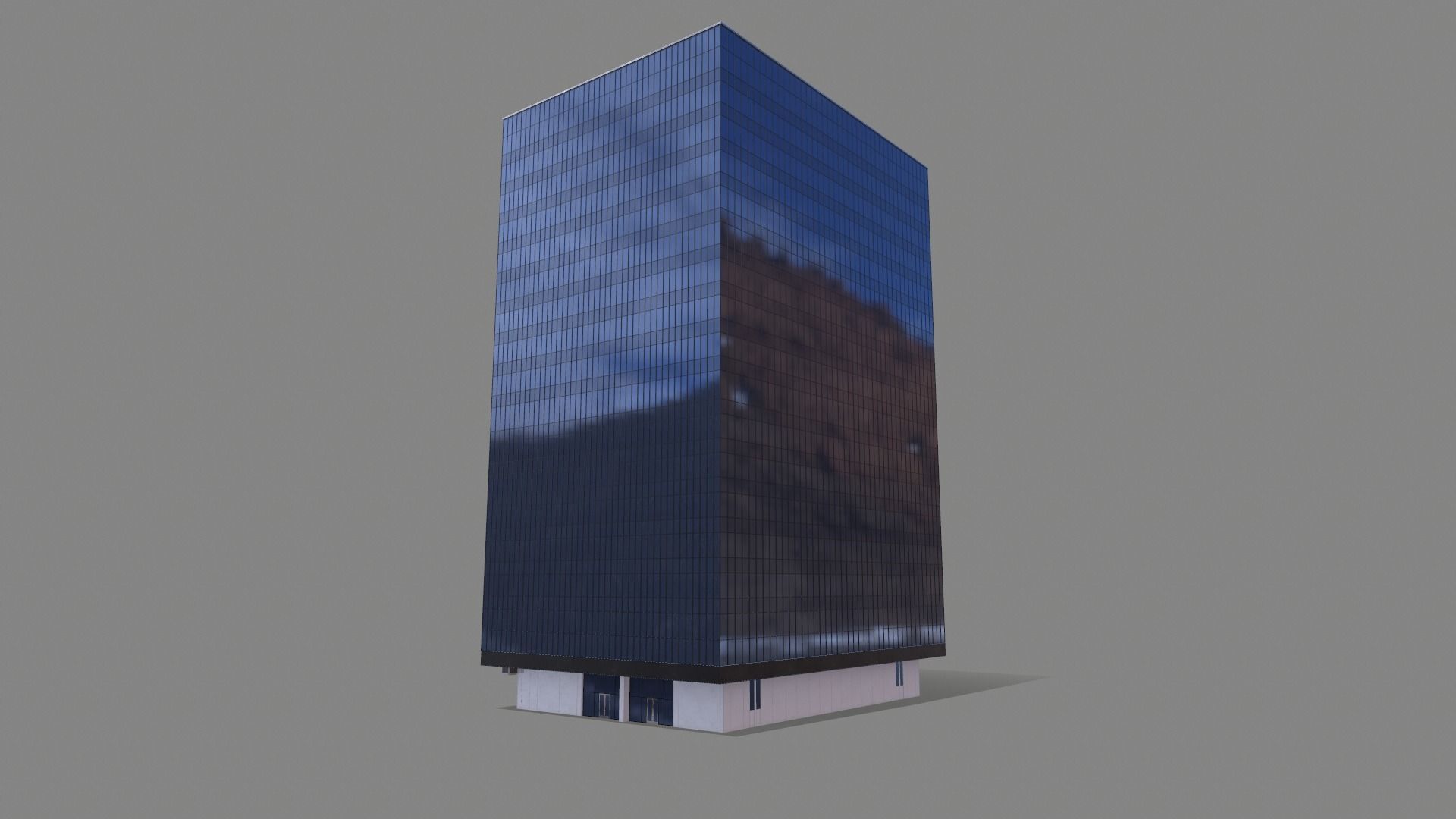 211 Main Street Building San Francisco Low-poly 3D model_3