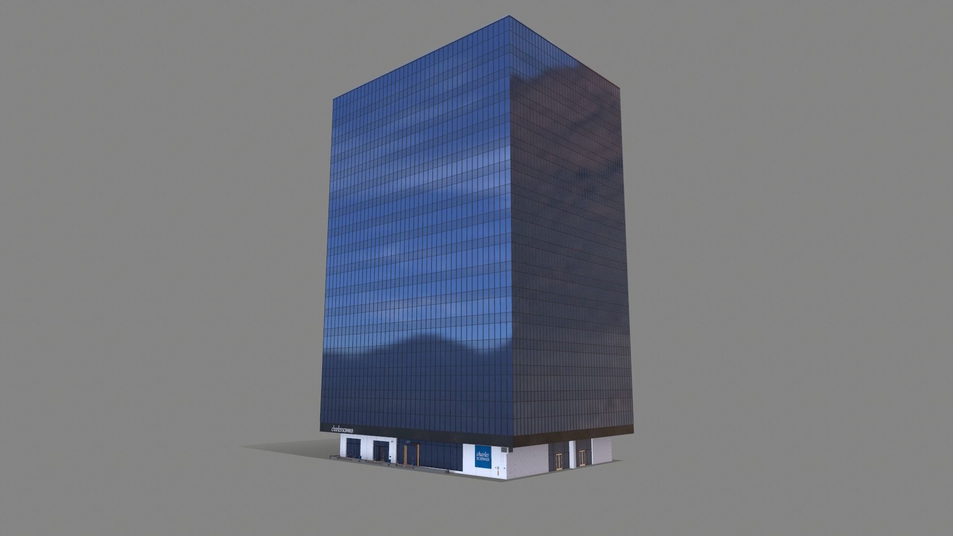211 Main Street Building San Francisco Low-poly 3D model_2