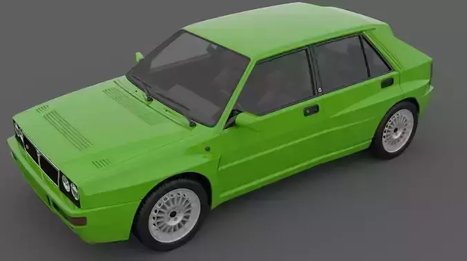 car 3d model alfa romeo