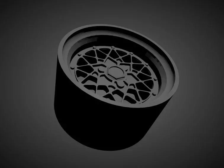 BBS E61 scalable and printable rim 3D print model_0