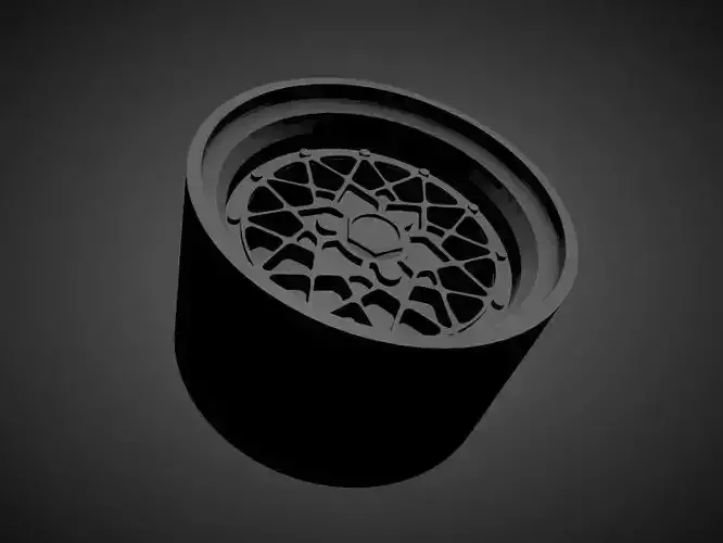 BBS E61 scalable and printable rim 3D print model