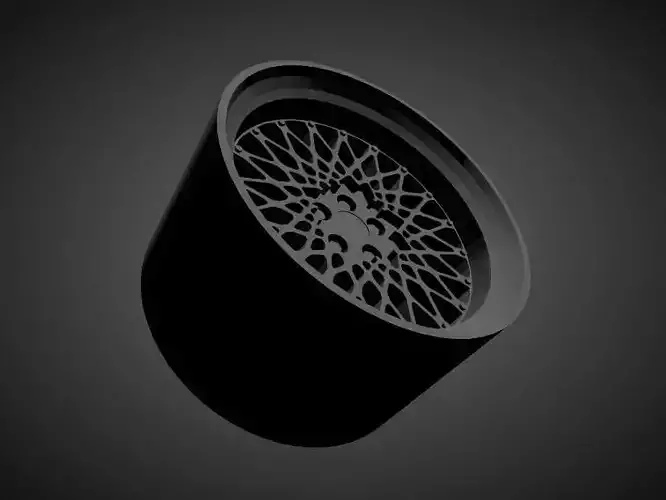 BBS E49 scalable and printable rim 3D print model