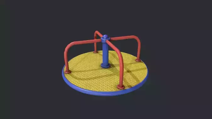 Playground Roundabout - Yellow