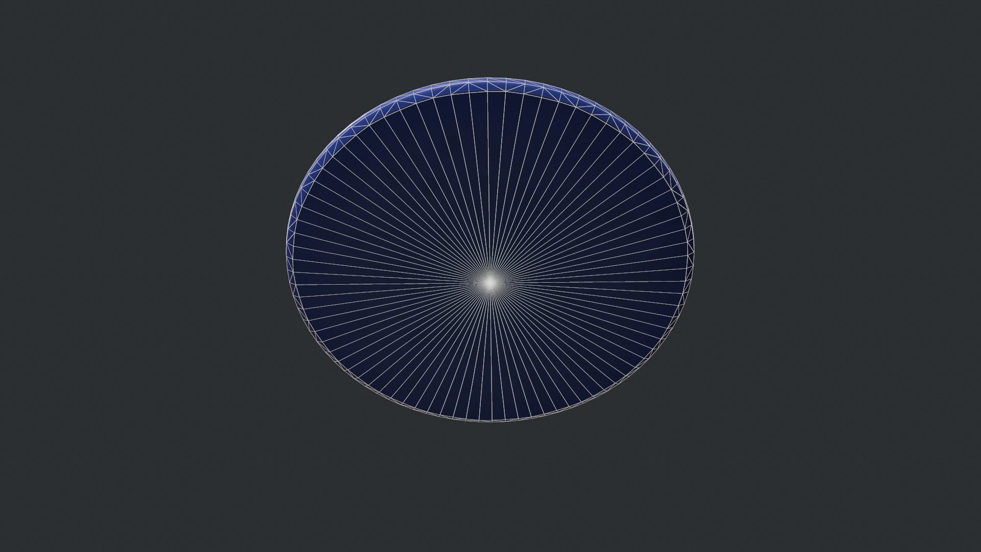 Playground Roundabout - Yellow Low-poly 3D model_23