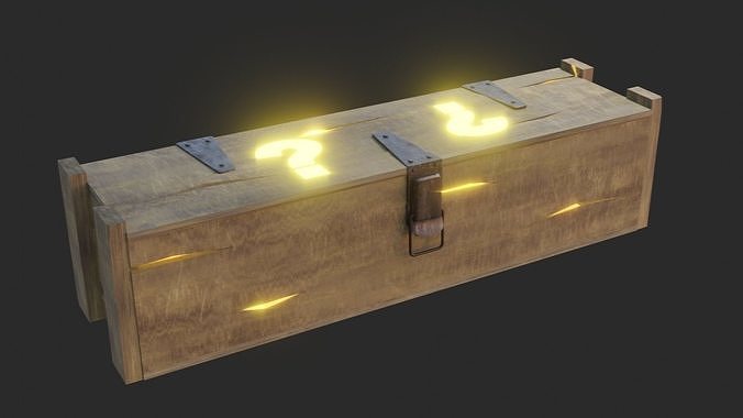 Mystery Box - Call Of Duty Black Ops Zombies Low-poly 3D model