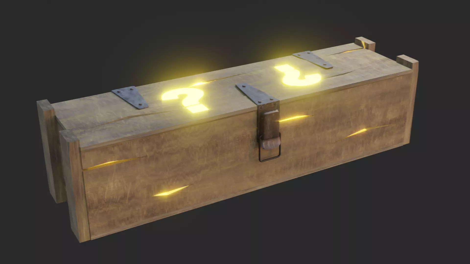 Mystery Box - Call Of Duty Black Ops Zombies Low-poly 3D model_0