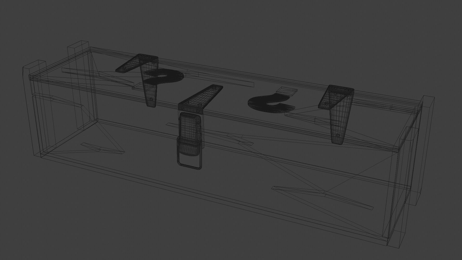 Mystery Box - Call Of Duty Black Ops Zombies Low-poly 3D model_9