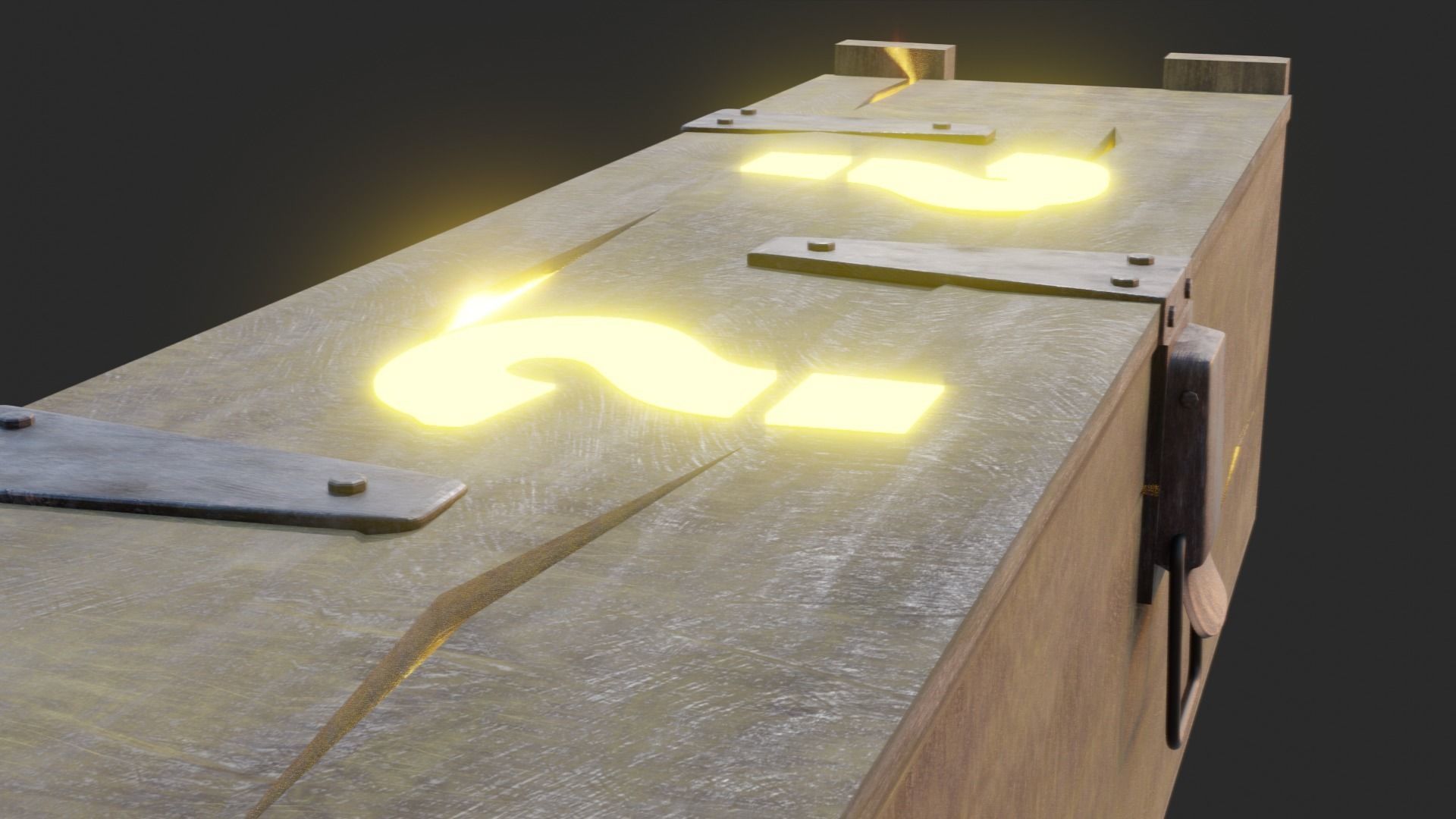 Mystery Box - Call Of Duty Black Ops Zombies Low-poly 3D model_2