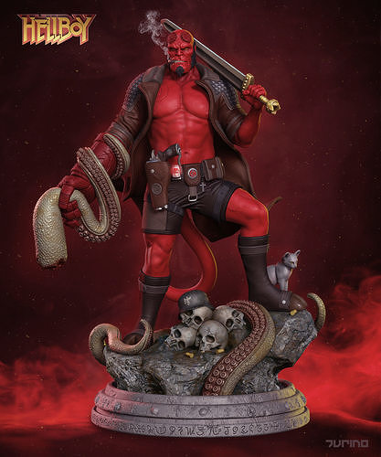 Hellboy 3d print model comics BPRD 3D print model