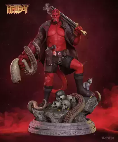 Hellboy 3d print model comics BPRD