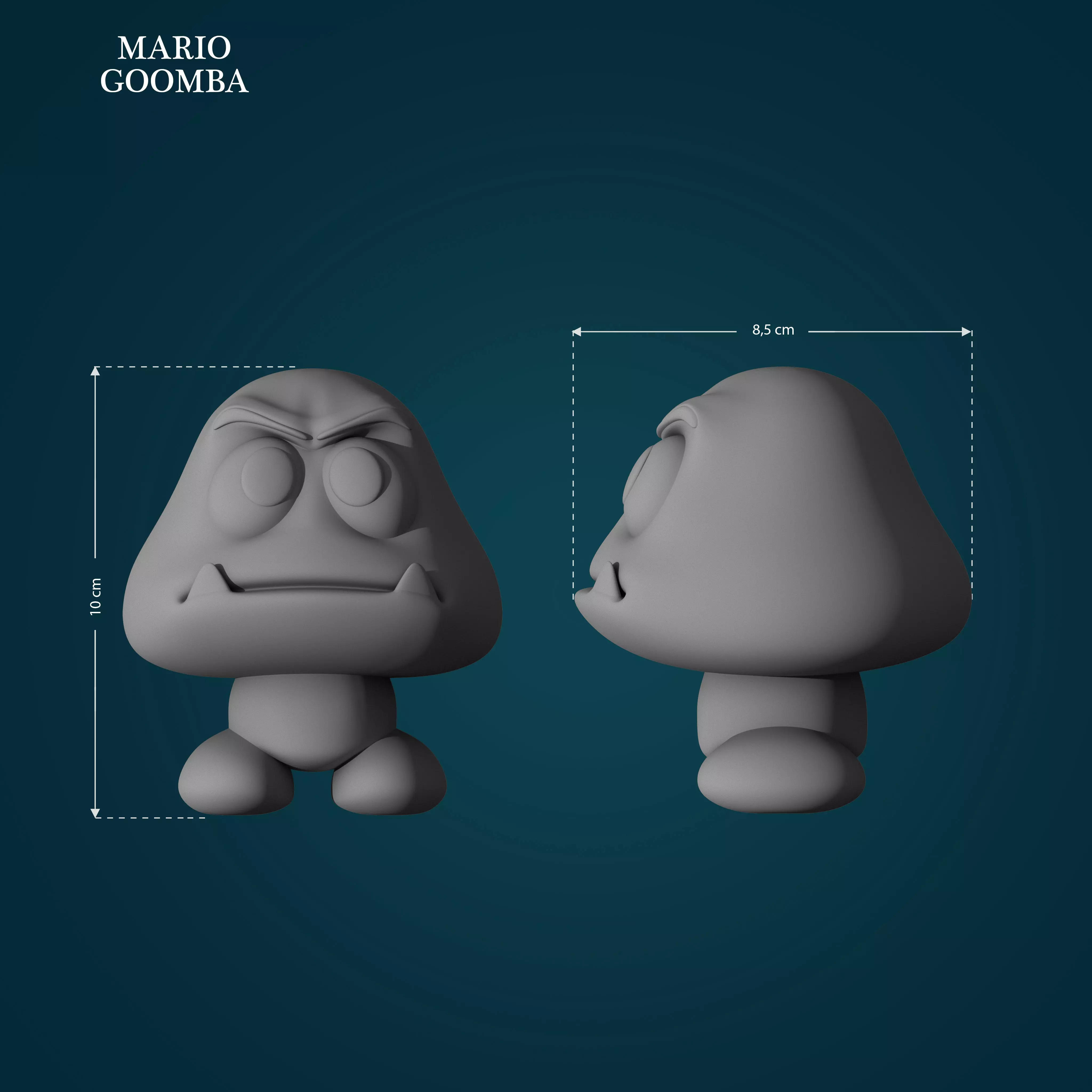 Goomba from Mario 3D print model_0