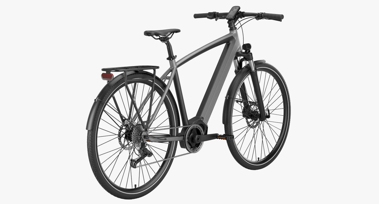 Electric bike 7 3D model_2