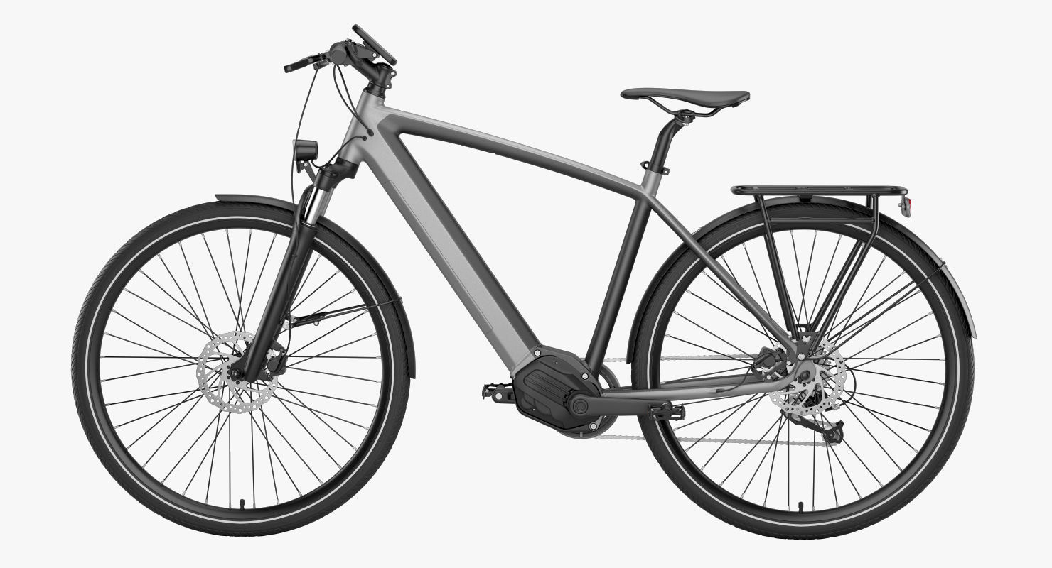 Electric bike 7 3D model_4