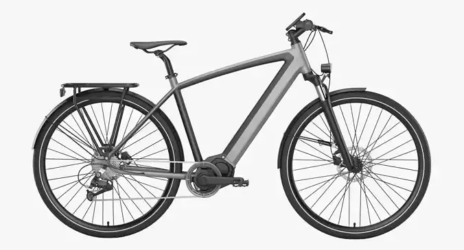Electric bike 7 3D model