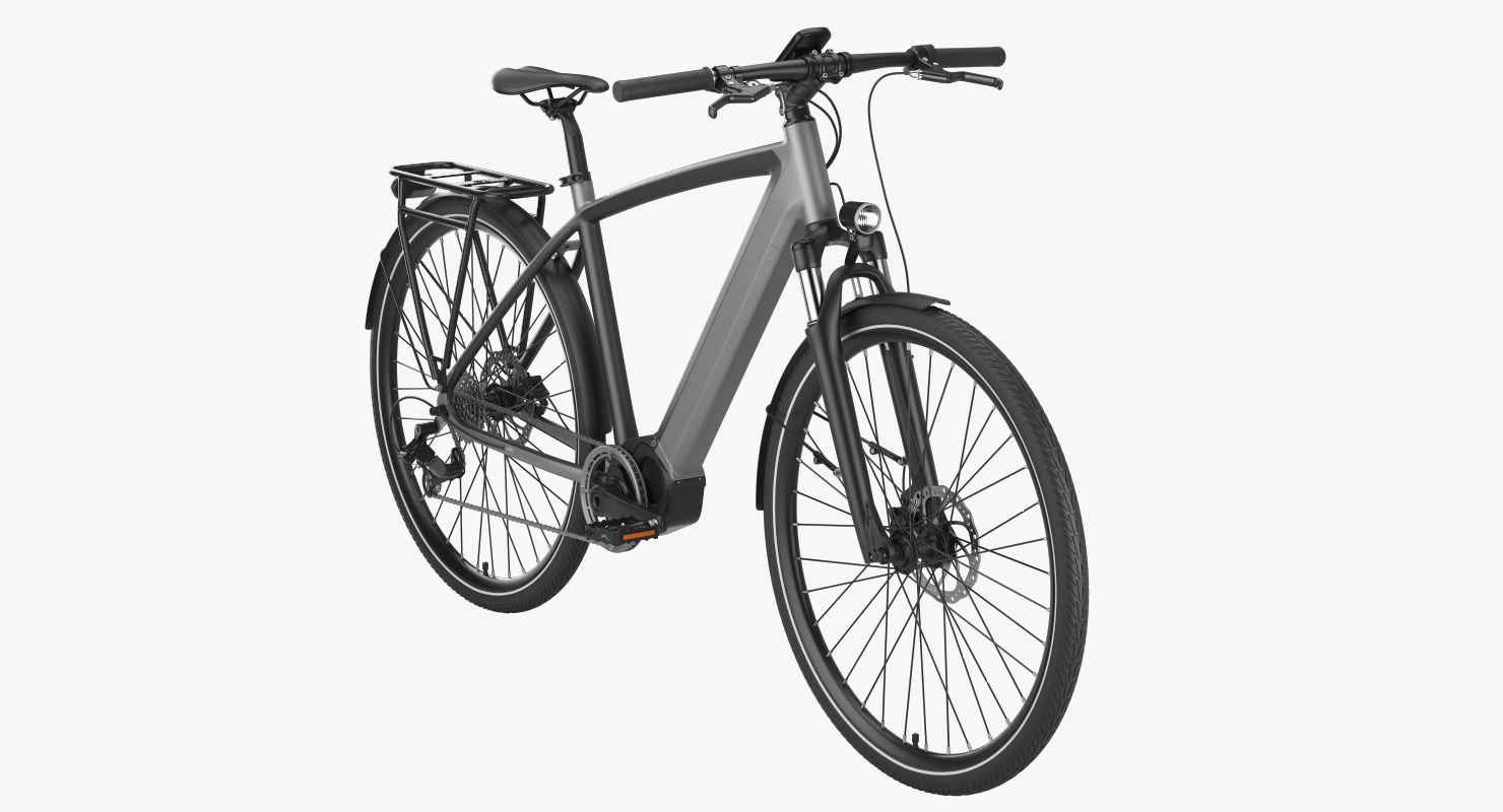 Electric bike 7 3D model_1