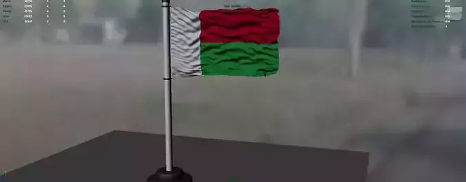 Madagascar flag