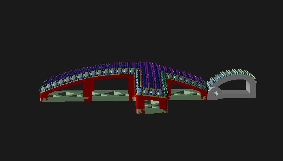 cross diamond pendant 3D print model_6