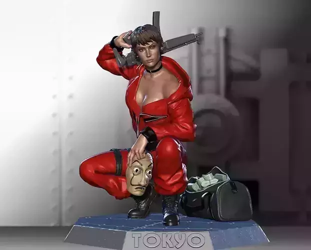 tokyo -La Casa De Papel -Money Heist 3D print model