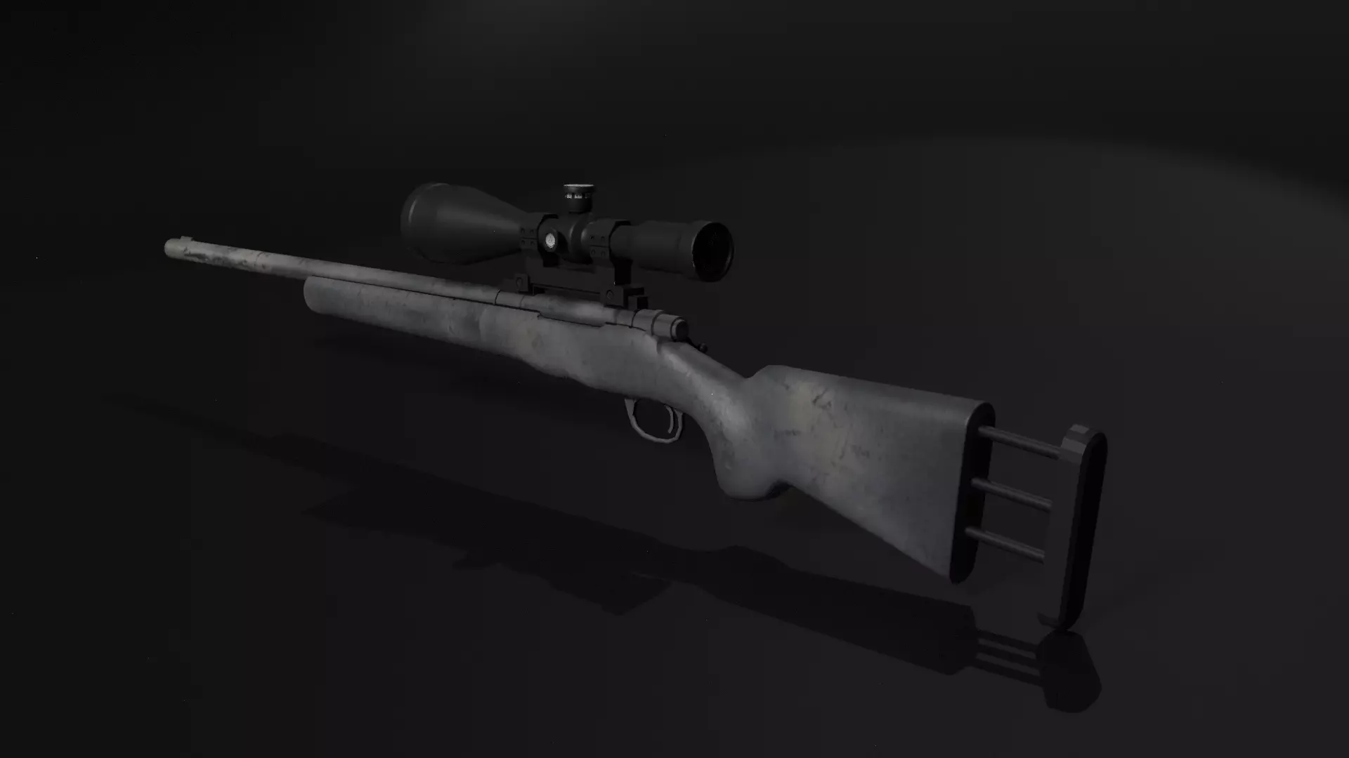 m24 rifle Free 3D model