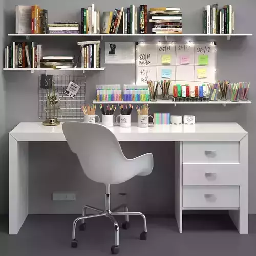 Office furniture 20 3D model