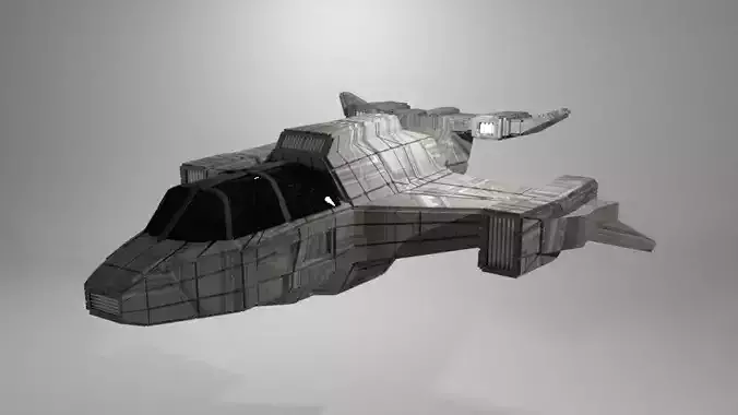 spaceship 3D model
