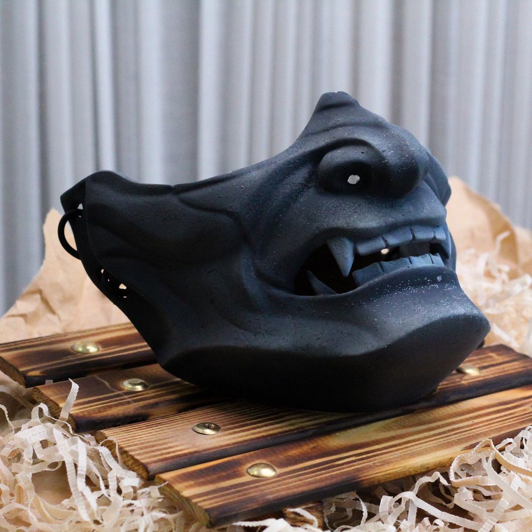 Ghost of Tsushima Mask  3D print model_2